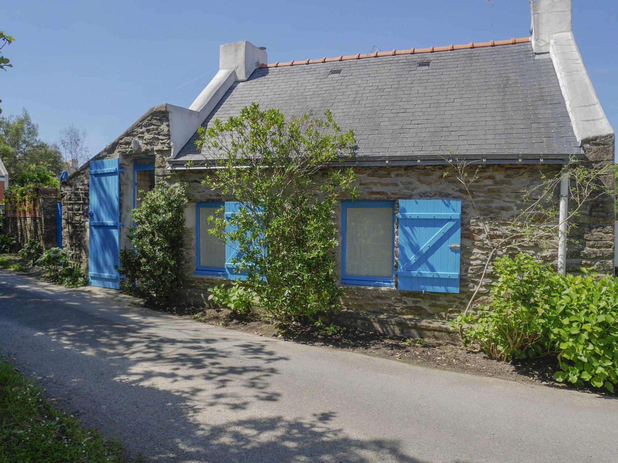 Maison Authentique Renovee, Proche Plage Et Commerces, Avec Terrasse Et Toutes Commodites, 2 Etoiles - Fr-1-418-135 Locmaria Exterior foto